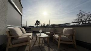 Балкон или терраса в Superior Apartment Dingolfing - Design & Komfort