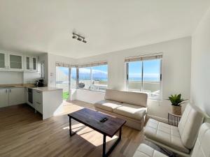 Η κουζίνα ή μικρή κουζίνα στο Voir la Mer - Kite Beach