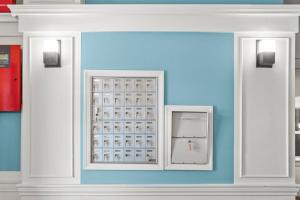 an empty wine cellar with a wall of wine bottles at Kasa La Monarca San Francisco in San Francisco +5 photos