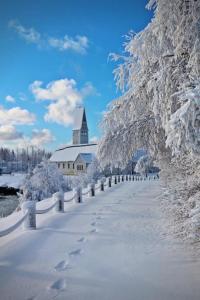 Thoristun Apartments að vetri til