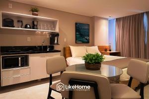 Kuchyň nebo kuchyňský kout v ubytování Hit Cabo Branco II - LikeHome Hospedagens