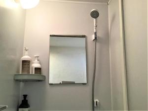 Koupelna v ubytování あわ居別棟 + 22 fotografií