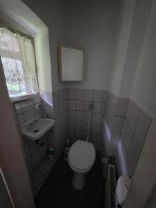 Koupelna v ubytování Nika