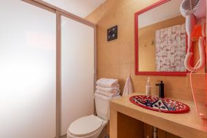 Ένα μπάνιο στο Lofts San Ángel