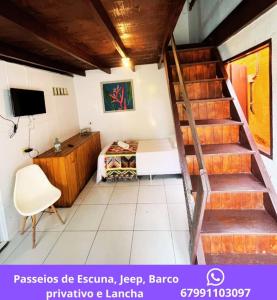 TV/trung tâm giải trí tại Pousada Bougain Ville Para-tí