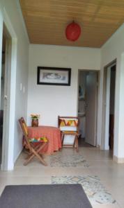 Posezení v ubytování Hostal Espeletia Amarilla