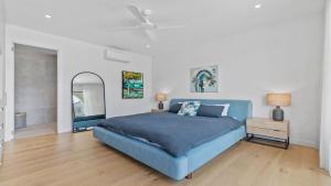 Postel nebo postele na pokoji v ubytování Pacific Chill 2 Mins Walk to Beach