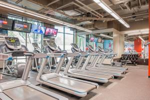 Fitness centrum a/nebo fitness zařízení v ubytování Kasa South Loop Chicago
