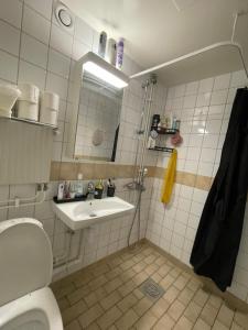 Ένα μπάνιο στο Cozy Private Room in Uppsala +8 φωτογραφίες