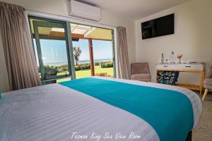 Postel nebo postele na pokoji v ubytování Awatuna Sunset Lodge