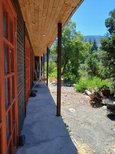 En have udenfor Casa Montañas del Tricahue