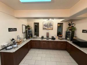 Kuchyň nebo kuchyňský kout v ubytování Spokane Boutique Hotel