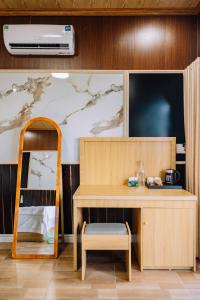 Et tv og/eller underholdning på Lan Hạ Bay view homestay