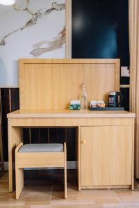 Køkken eller tekøkken på Lan Hạ Bay view homestay