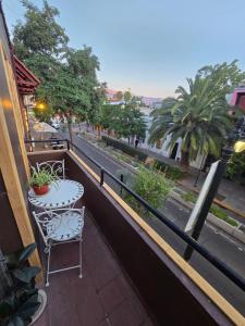 Un balcon sau o terasă la Casa Volcán