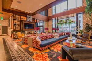 Posezení v ubytování Skyline Sanctuary