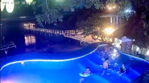 Piscina de la sau aproape de Taguilon Hidden Beach Cove Resort