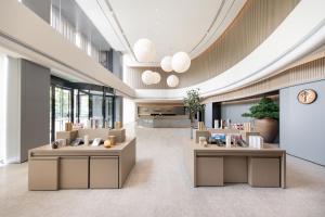 Posezení v ubytování JI Hotel Suzhou Shihu East Road Subway Station