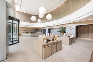 Kuchyň nebo kuchyňský kout v ubytování JI Hotel Suzhou Shihu East Road Subway Station