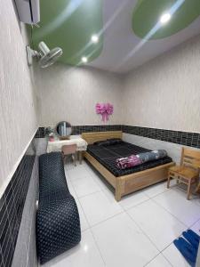 Postel nebo postele na pokoji v ubytování GAO Motel