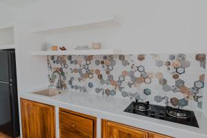 Kuchyň nebo kuchyňský kout v ubytování Villa Charlotte