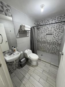 Koupelna v ubytování Executive Dept