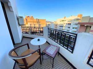 Balkón nebo terasa v ubytování Hotel Nouzha