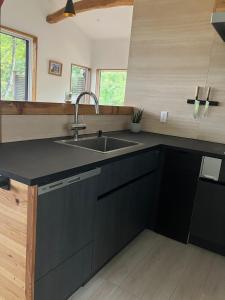 Η κουζίνα ή μικρή κουζίνα στο Chalet Tsugaike