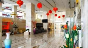 TV a/nebo společenská místnost v ubytování Grand Metro Hotel Tasikmalaya