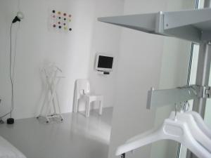 TV a/nebo společenská místnost v ubytování Legrenzi Rooms