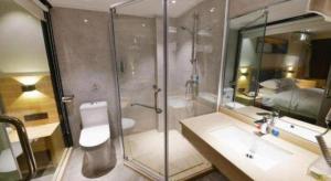 Koupelna v ubytování City Comfort Inn Qingyuan Longtang Light Rail Changlong + 141 fotografií