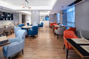 Χώρος καθιστικού στο Echarm Hotel Suzhou Shengze Oriental Extile City