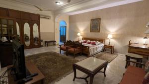 Posezení v ubytování Hotel Meghniwas