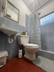 Et badeværelse på Casa Lucía