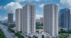 Nespecifikovaný výhled na destinaci Ťi-nan nebo výhled na město při pohledu z hotelu