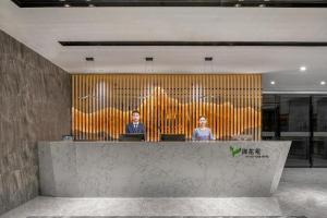 Khu vực sảnh/lễ tân tại Meet Garden Hotel Baiyun International Airport