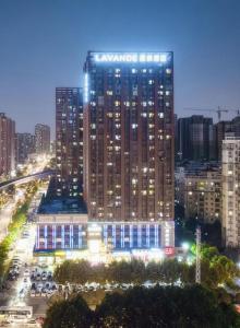 Vedere generală la Wuhan sau o vedere a orașului de la acest hotel