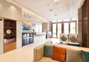 Η κουζίνα ή μικρή κουζίνα στο City Comfort Inn Wuhan Hankou Bei Light Rail Station