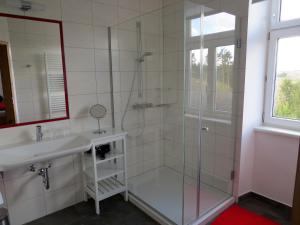 Ein Badezimmer in der Unterkunft Gasthof Christine Enne