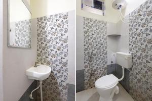 Koupelna v ubytování Hotel O Tiruvallur Bus Terminal Formerly SK Vinoth Mahal