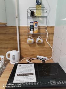 Nhà bếp/bếp nhỏ tại Grany's Retro Guesthouse near Budapest AirPort +13 ảnh