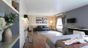 Μια τηλεόραση ή/και κέντρο ψυχαγωγίας στο Royal King Suite