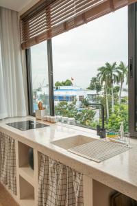 Μπαλκόνι ή βεράντα στο Than Coffee & Homestay