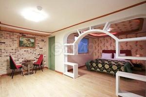 Postel nebo postele na pokoji v ubytování Gunsan Eldorado