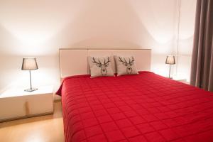Posteľ alebo postele v izbe v ubytovaní Apartament Zacisze Tatr