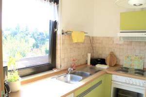Η κουζίνα ή μικρή κουζίνα στο Apartment Bergblick Bischberg bei Bamberg +30 φωτογραφίες