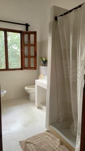 Et badeværelse på Pearl Stays