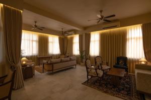 Et opholdsområde på The Bagheera Retreat