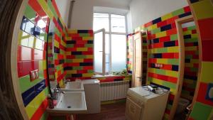 Koupelna v ubytování Hostel MIF