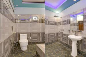 Koupelna v ubytování Collection O by OYO NSCB International Airport Formerly Raj Guest House